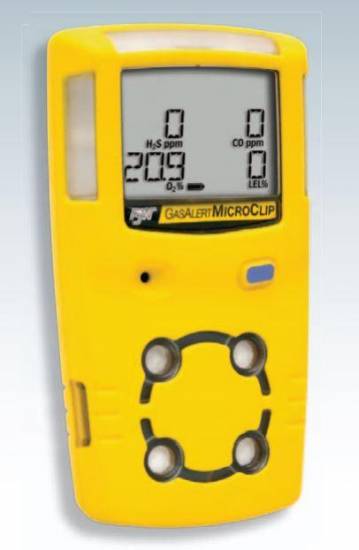 Gaz industriel Detecteur multi gaz (4 gaz) microclip honeywell