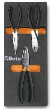 Outillage a main Plateau thermoformé souple avec pinces et pince coupante M137 BETA TOOLS