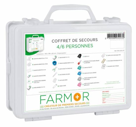 Produit d'hygiène Coffret de secours 4/6 personnes