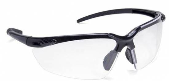 Lunette & Masque Lunettes de protection, polycarbonate incolore courbé, pont nasal anti-glisse (pcs/boite de 10) Coverguard