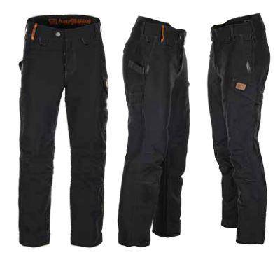 Divers Pantalon Harpoon Métallo noir (MOLESKINE 65% coton, 35% polyester, 400 g/m2)
