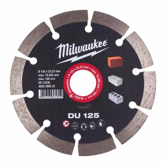 Abrasif Disque Diamant Dia 125 mm  DU 125 Milwaukee