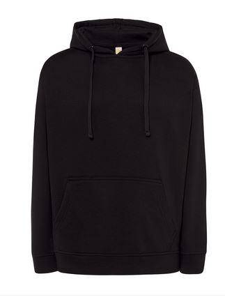 Vetement Sweat capuche 290gr 65% polyester 35% coton NOIR