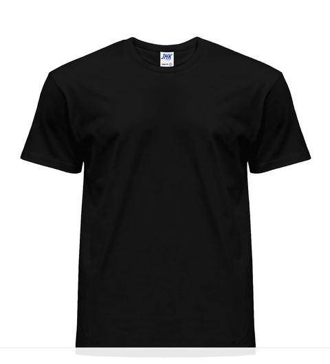 Vetement Tee-shirt col rond 170gr 100% coton pré-rétréci NOIR