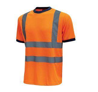 Veste Tee-shirt HV - GLITTER Orange Fluo  (lot de 3)