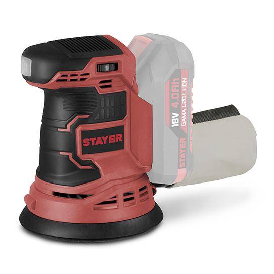 Perceuse Ponceuse orbitale SET LOM L2024 125mm M18 4Ah variateur 2bat de 4Ah+chargeur STAYER