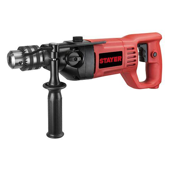 Perceuse TM 1100 1100W Bois 32mm Acier 13mm Beton 16mm 3.5kg STAYER