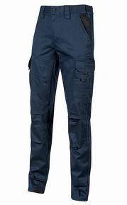 Pantalon de travail coton stretch GUAPO Westlake Blue - 245 gr/m²
