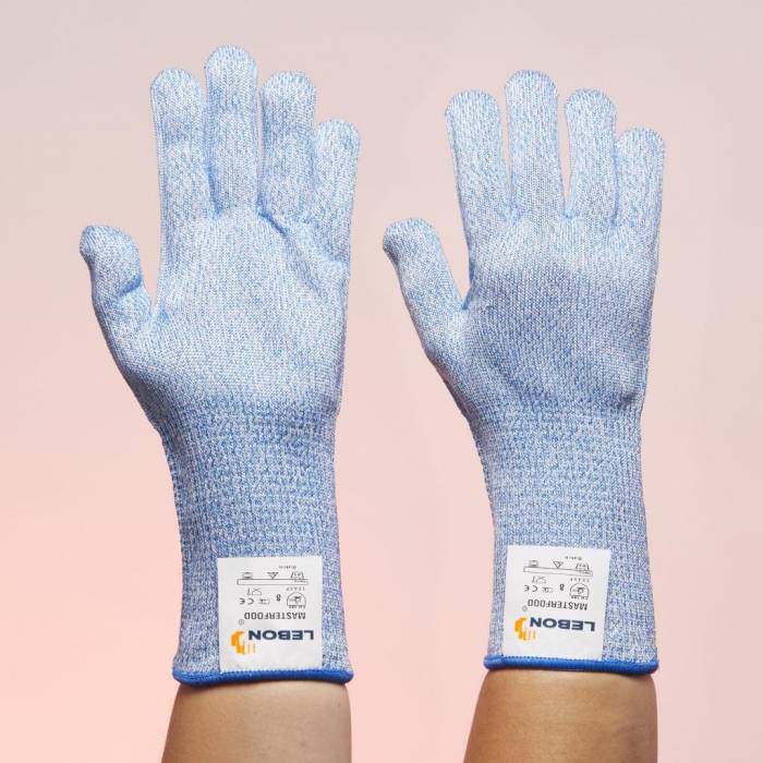 Gants de protection anti-coupure pour l'industrie alimentaire